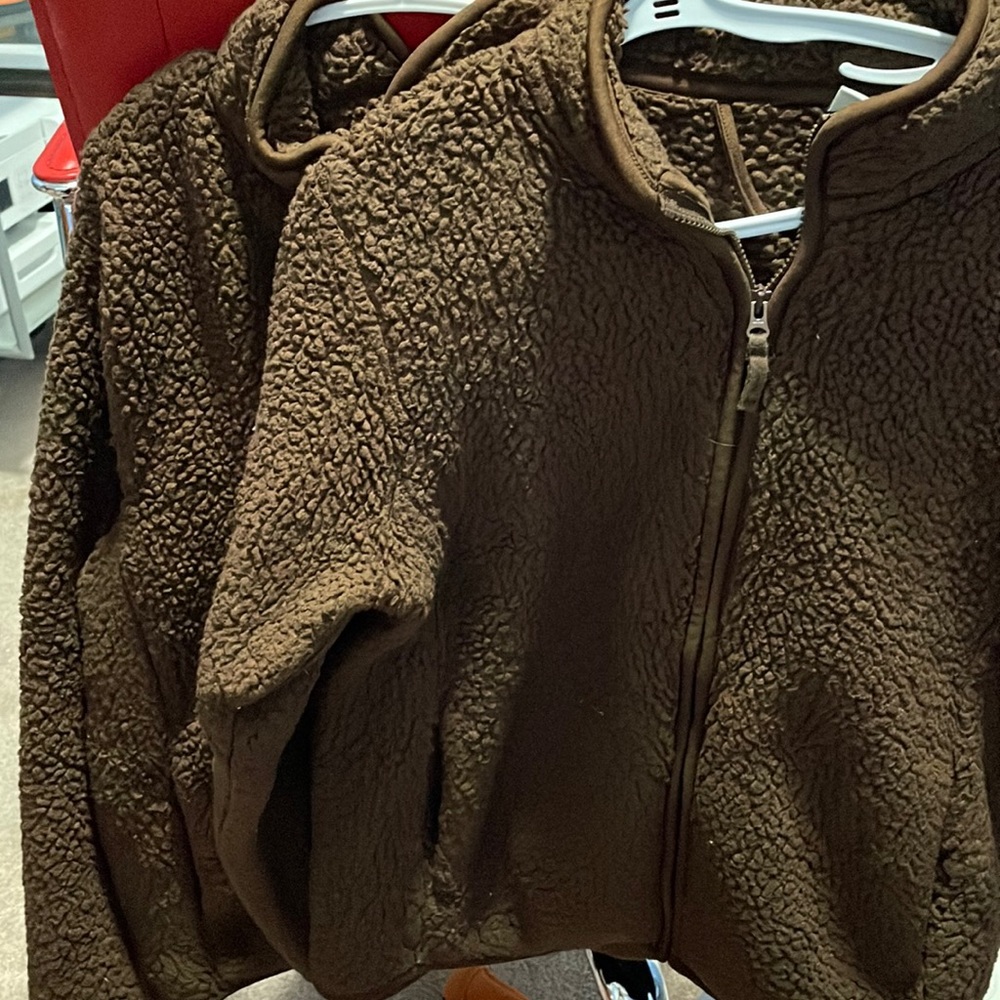 Teddy sweater fr Uniqlo 2 for 25 size 11/12 and 9/10